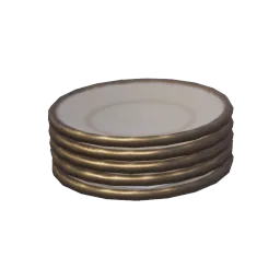 Gourmet Dessert Plate Pile