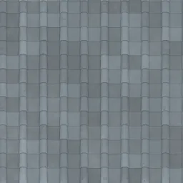 Glazed Grooves Tile Roof
