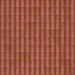 Burnt Barrel Tile Roof